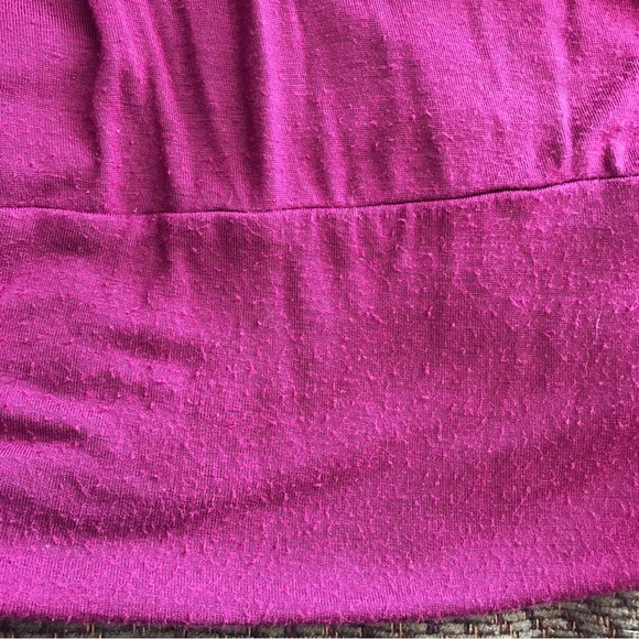 Addition Elle Plus Size Short Sleeve Maternity Shirt, Lace Accents, Burgundy 3X - Picture 6 of 6